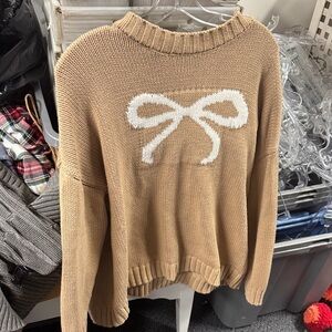 Sincerely Jules bow sweater M // 123101